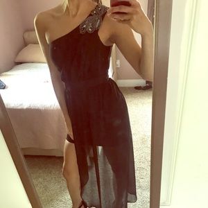 Black prom dress. Worn once!